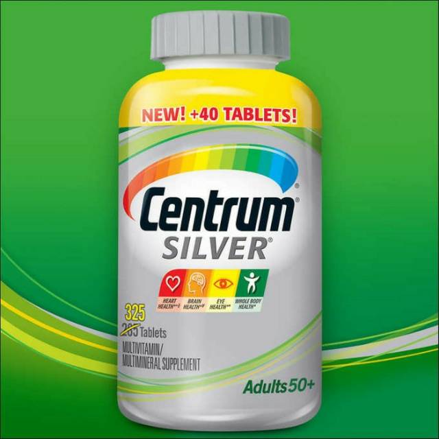 Centrum Silver Adults 50+ (325 Tablets)