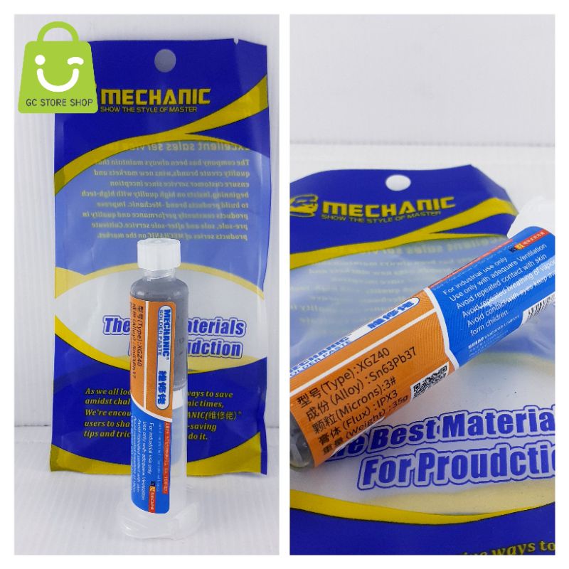 Timah Cair Mechanic XGZ40 35gr