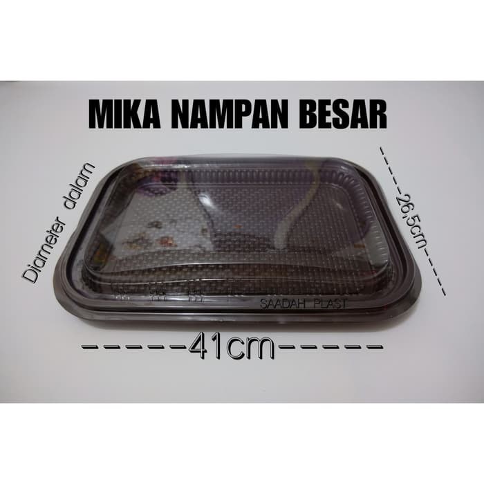 (ISI 10) Mika Nampan Besar / Tray Tatakan Kue Basah