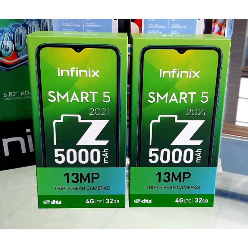 INFINIX SMART 5 2/32 (2020), 2/32 (2021), 3/64 GB GARANSI RESMI+SEGEL