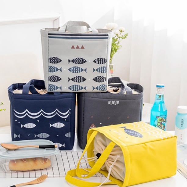 TAS BEKAL SERUT TAS TEMPAT MAKAN SIANG / PIKNIK SERI IKAN TALI - ERAKINI STORE