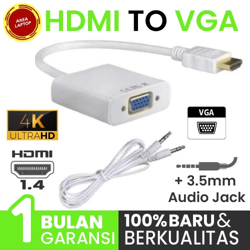 CONVERTER HDMI TO VGA HITAM/PUTIH