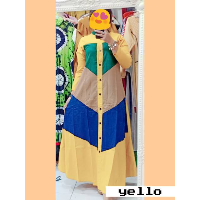 Gamis cu2k pelangi