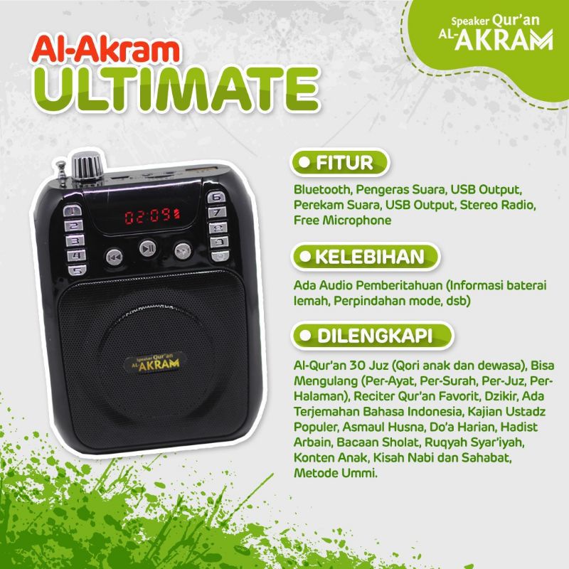 Speaker Qur'an Ultimate Al-Akram