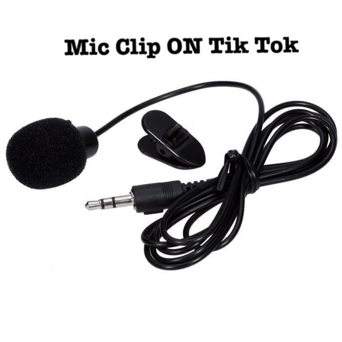 MIC CLIP ON TIK TOK jack 3.5mm Mic with Clip