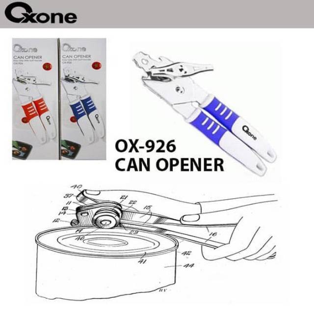 OXONE Can Opener Alat Pembuka Botol Dan Kaleng Stainless Steel OX 926