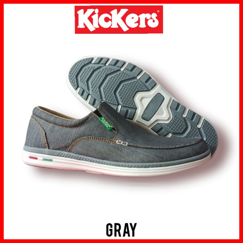 SEPATU KERJA PRIA KICKERS SLIP ON FORMAL DAN KASUAL TANPA TALI / SEPATU KULIAH COWOK JALAN MEJENG KICKERS PROMO