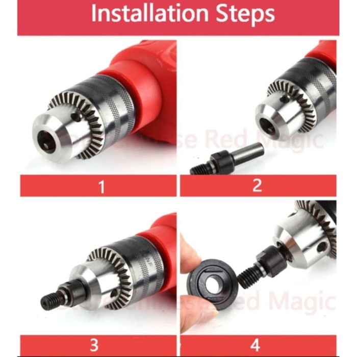 Adapter / Adaptor / Converter / Konverter Mesin Bor ke Mesin Gerinda