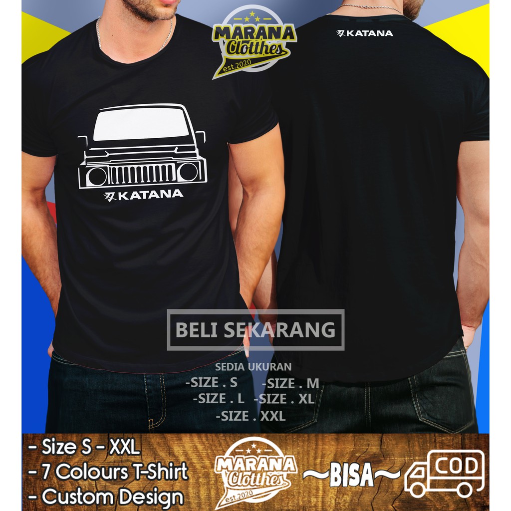 Kaos Mobil Suzuki Jimny Katana Baju Otomotif