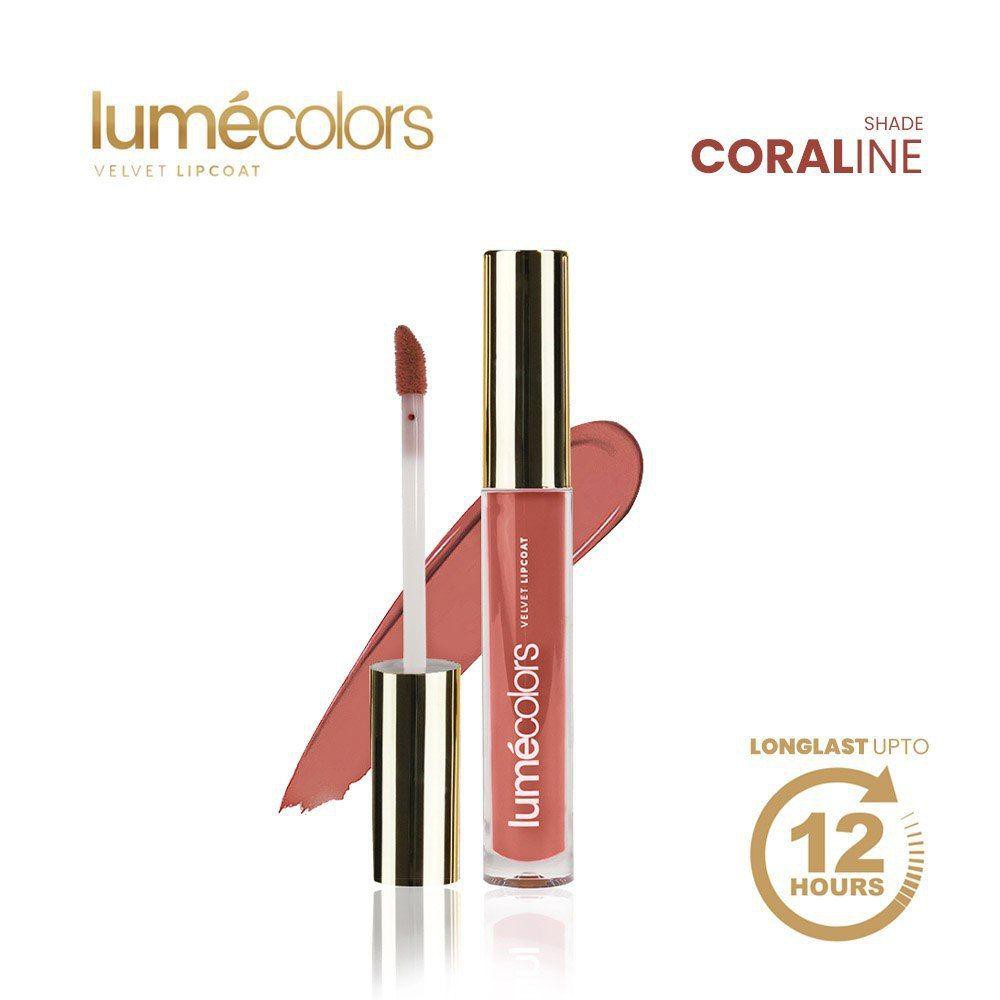 LIPSTIK HALAL ASLI LUMECOLORS velvet lipcoat - CORALINE - LUMECOLORS LIPSTIK