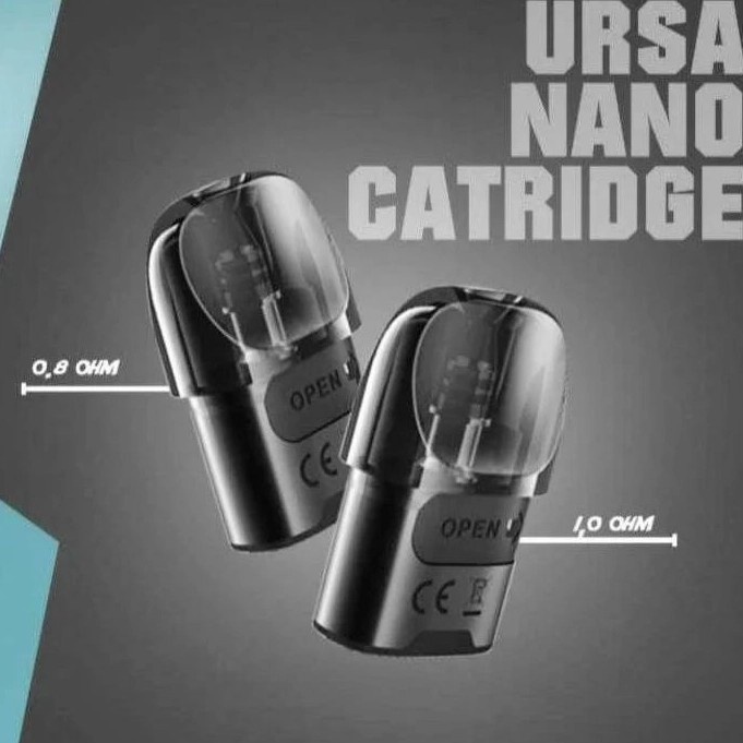 CARTRIDGE URSA NANO POD 2.5ML 0.8 / 1.0 AUTHENTIC BY LOST VAPE 3PCS