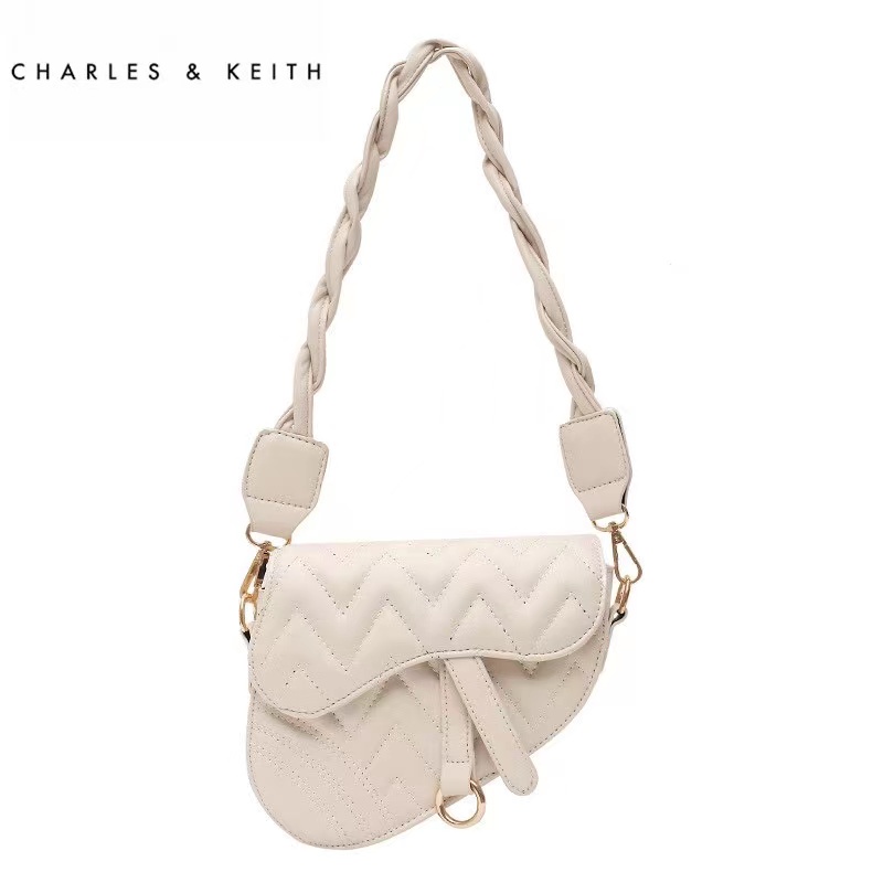 9.9 Big Sale  tas Ck Bag Charles And Keith Tas Wanita Shoulder Bag  Tas Selempang Wanita 2 Tali