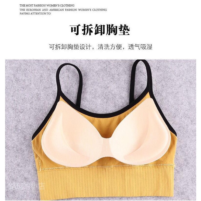 ☀ Sunly ☀ A134 Sport Bra Wanita Model One-Piece Bra Bralette Push Up BH Yoga Import Grosir