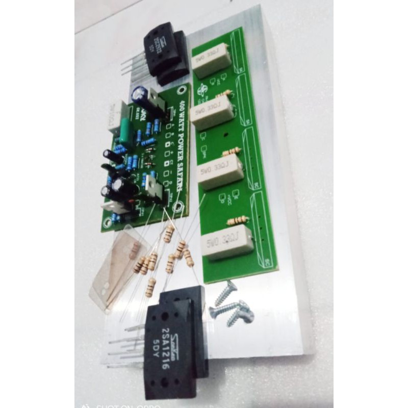 Paket Power Amplifier SAFARI 400 Watt Mono siap rakit