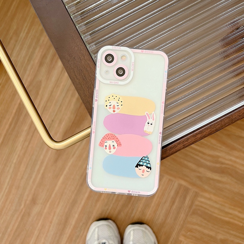 Casing TPU OPPO A55 A16 A16K A15 A96 A95 A74 A54 A12 A7 A3S A5S A52 A92 A53 A94 A31 F9 A1K A37 F11 Reno 7z Motif Kartun 6f