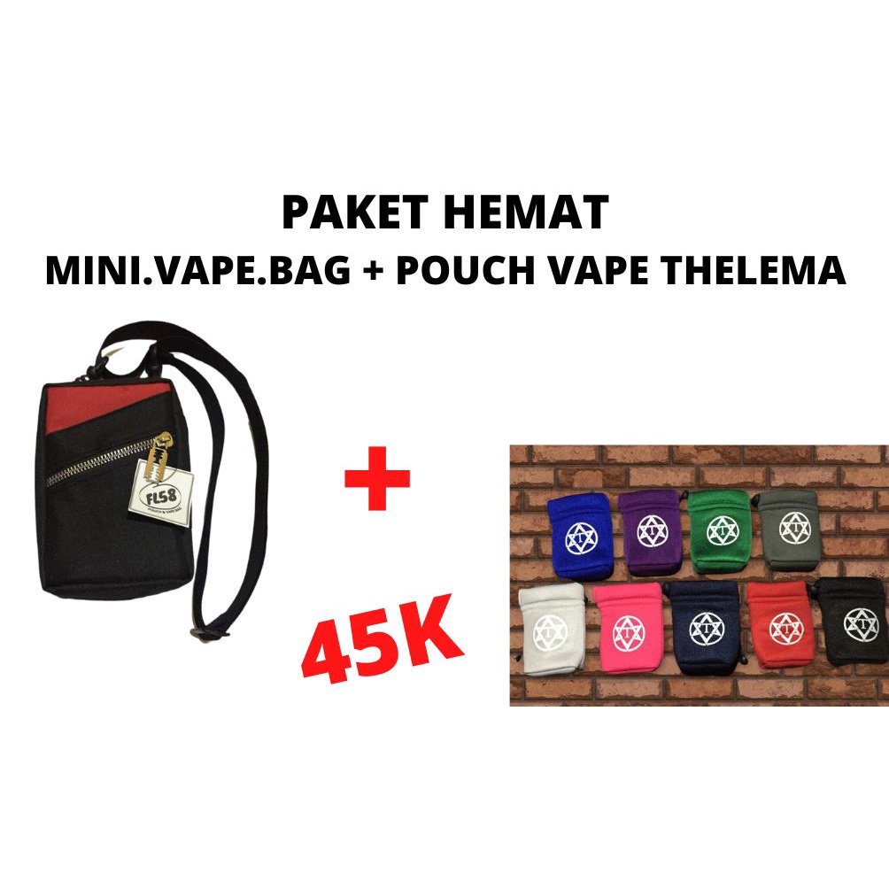 PAKET HEMAT 45K I MINI SLEMPANG + POUCH-THELEMA