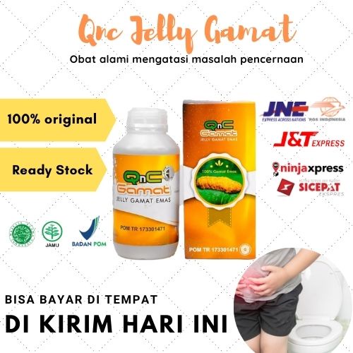 Obat alami susah Bab, Bab berdarah, Bab tidak lancar, sembelit - Qnc jelly gamat - Halal MUI BPOM