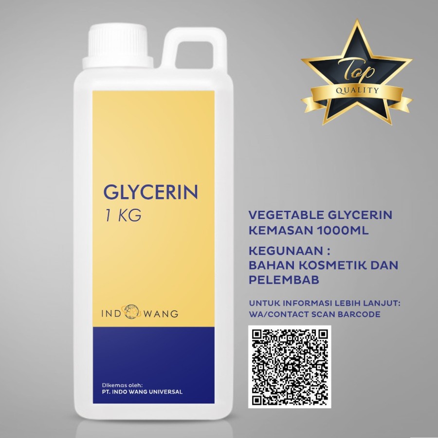 Gliserin Nabati / Vegetable Glycerine - 1 L