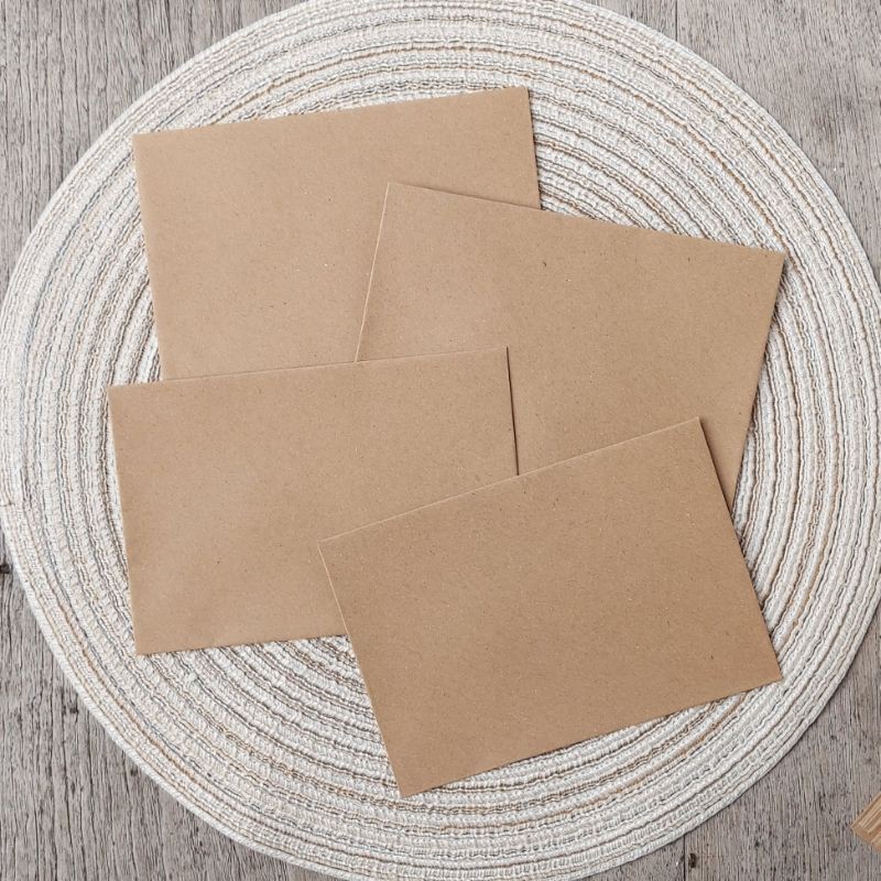 

Amplop kraft A6 (Free mini sticker 3pcs/amplop)