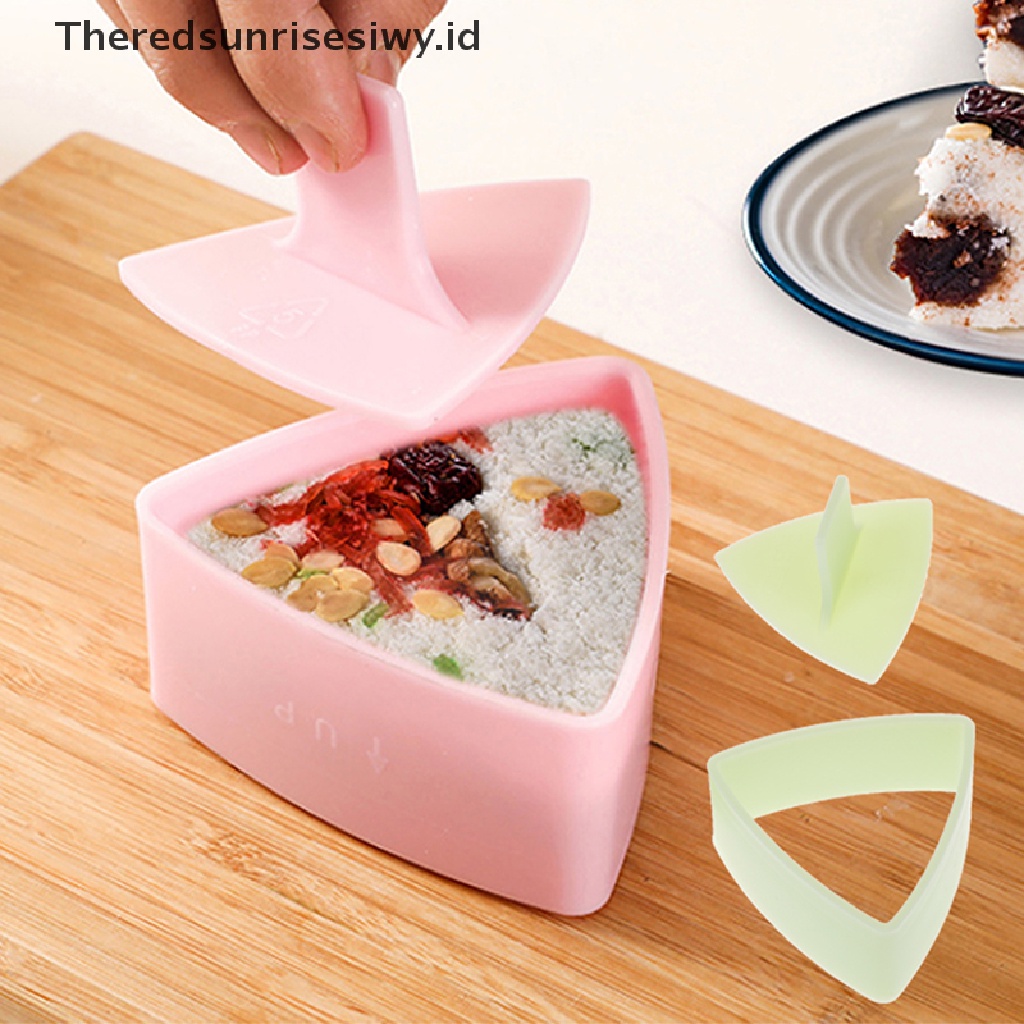 # Alat Rumah Tangga # Trilater Cetakan Pembuat Sushi Onigiri Rice Ball Anti Lengket