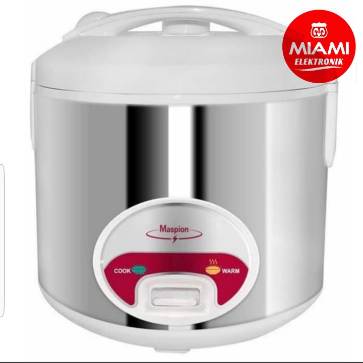 Magic Com Maspion MRJ1808SS / Rice Cooker Stainless Maspion MRJ 1808SS 1.8ltr