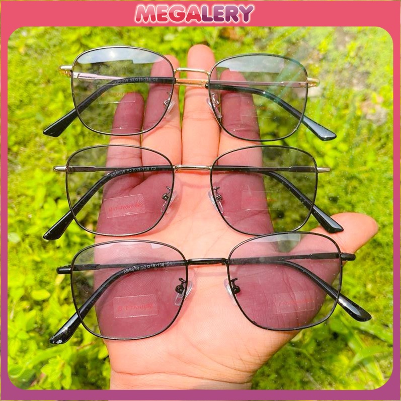 Kacamata Photocromic WANITA Anti Radiasi 2 in 1 Blueray Gaya Vintage import