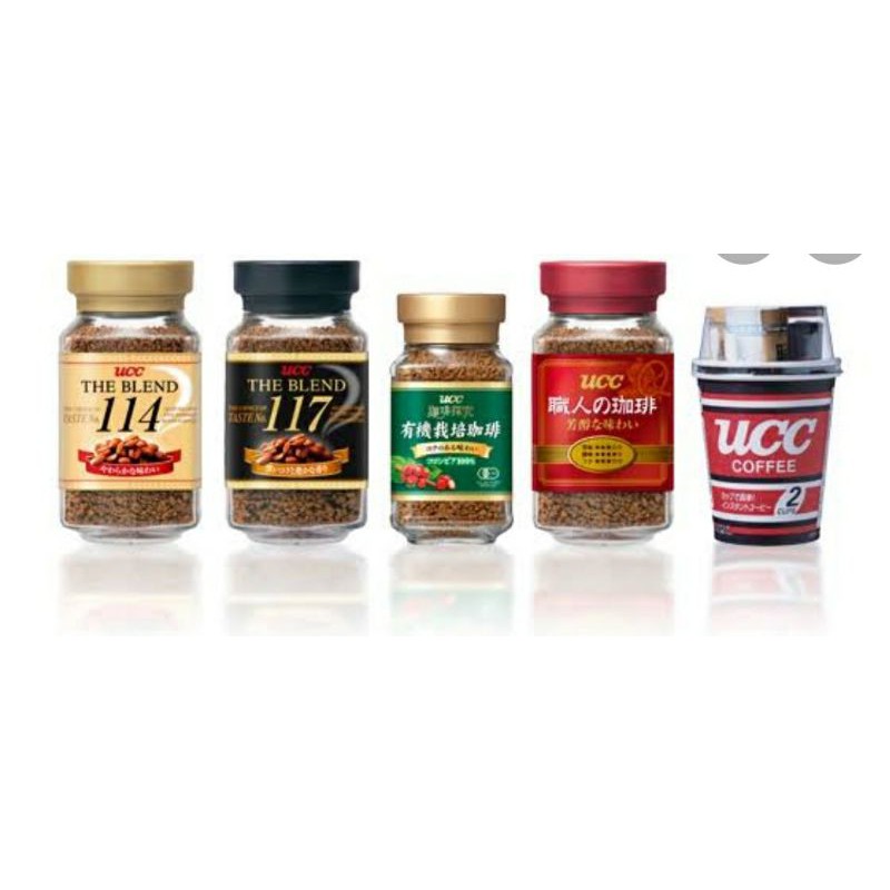 UCC The Blend Instant Coffee 113 114 117 118 Taste Sumiyaki Blue Mountain Kopi Instan Import Jepang 