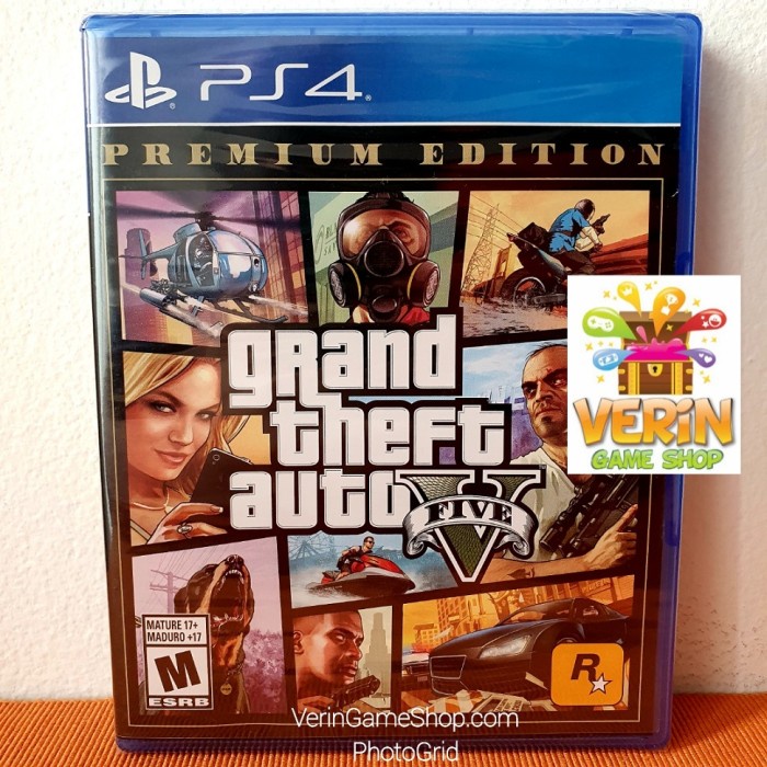 PS4 GTA Grand Theft Auto V Premium Edition - GTA 5 / GTAV / GTA5