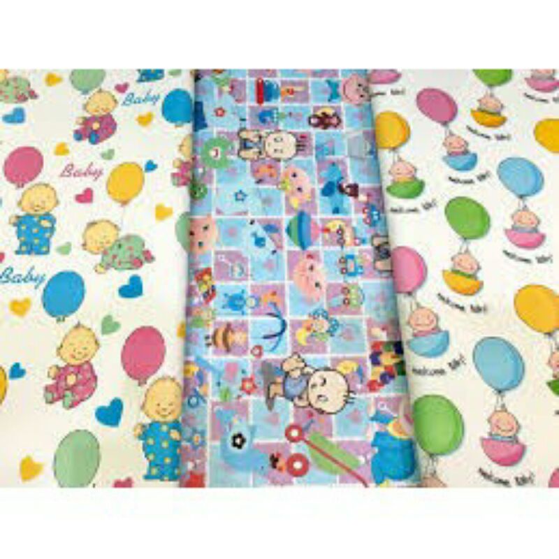 

kertas kado untuk bungkus perlengakapan bayi