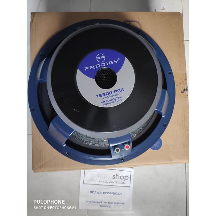 Speaker Prodigy 15900 Premier 15 inchi 850 Watt VC 4in
