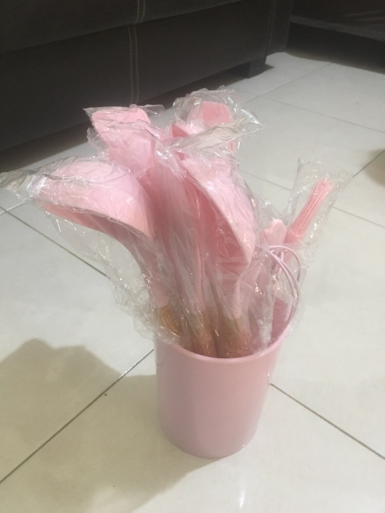 Sillicone Utensil Set 11 Pcs Peralatan Dapur Masak Baking Sutil Spatula Silikon