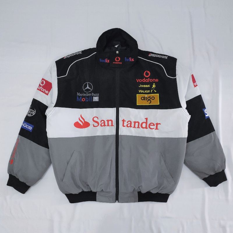 Mercedes Benz Racing Jacket Size XL/ Jaket Nascar Vintage Second