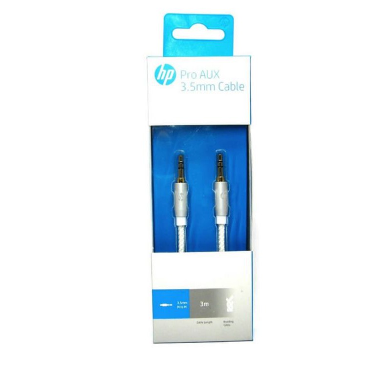 HP Pro AUX 3.5mm Cable white 3M