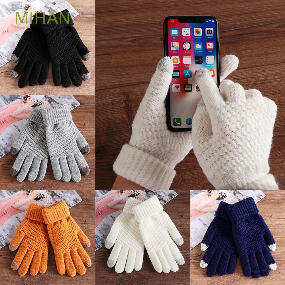 Sarung Tangan Wanita Bahan Wol Tebal Hangat untuk Musim Sarung Tangan Wanita Bahan Wol Tebal Hangat untuk Musim