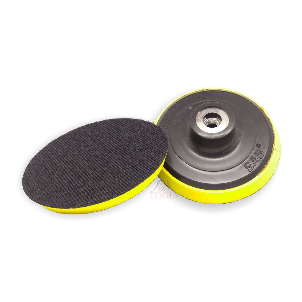 Tatakan Amplas Velcro Gerindra 4 inch Dudukan Bulat Polishing Bor Grinder Sanding Pad 4&quot; 4inch Rekat