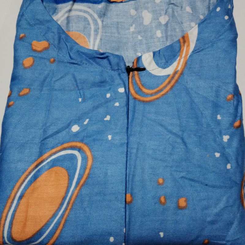 daster gendis jumbo XXXL busui, hamil LD 130 PB 110 saku kanan, rayon adem-G sisi biru