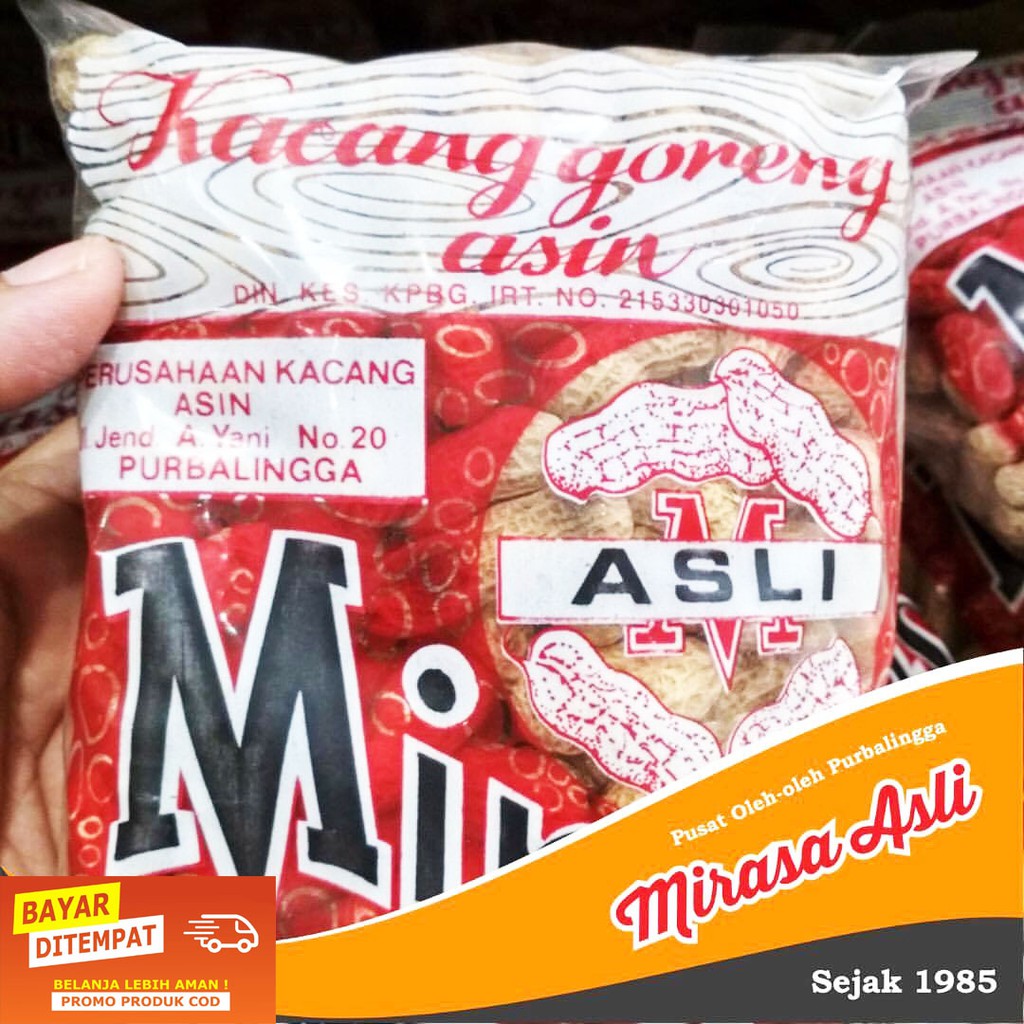 Kacang Asin Mirasa Asli Khas Purbalingga Super Lezat Bikin Nagih 250 Gr BISA COD BAYAR DITEMPAT