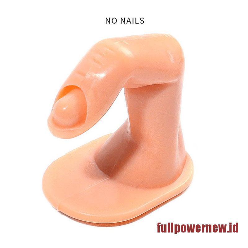 【COD】2pcs Nail Art Practice Model False Finger Acrylic Manicure Training Display Tool