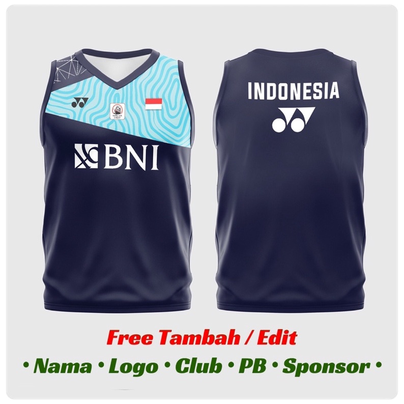 Jual Jersey Badminton Custom Jersey Bulutangkis Custom Baju Kaos Bulutangkis Badminton