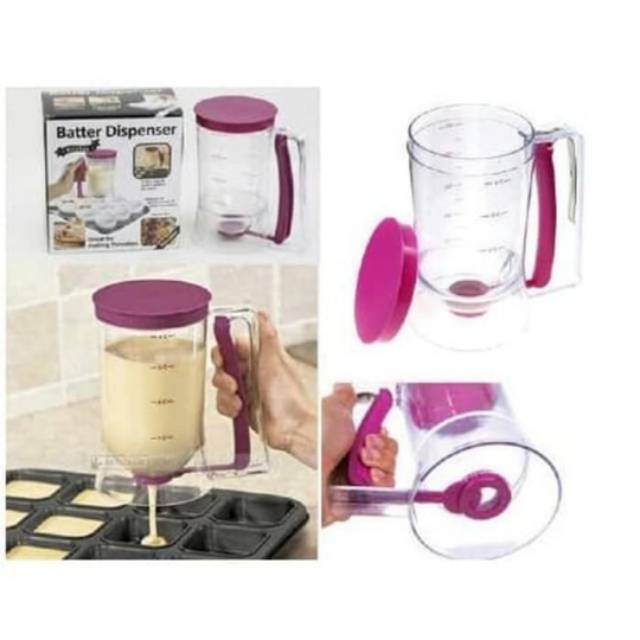Batter dispenser alat adonan kue pancake muffins unik