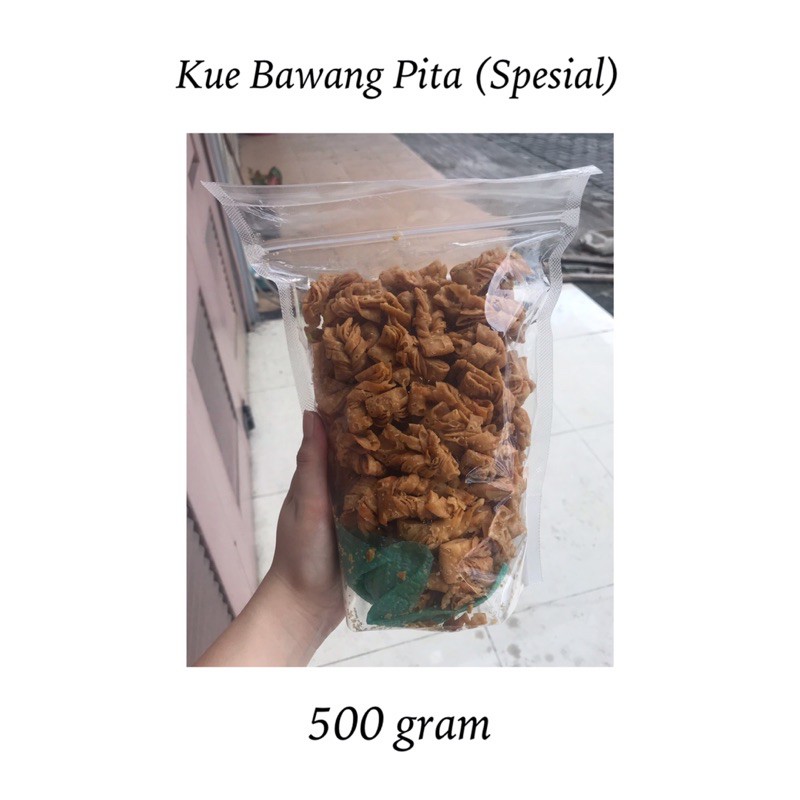

KUE BAWANG PITA SPESIAL PREMIUM 500 GRAM KUE BAWANG PREMIUM PEDAS SNACKY MEDAN