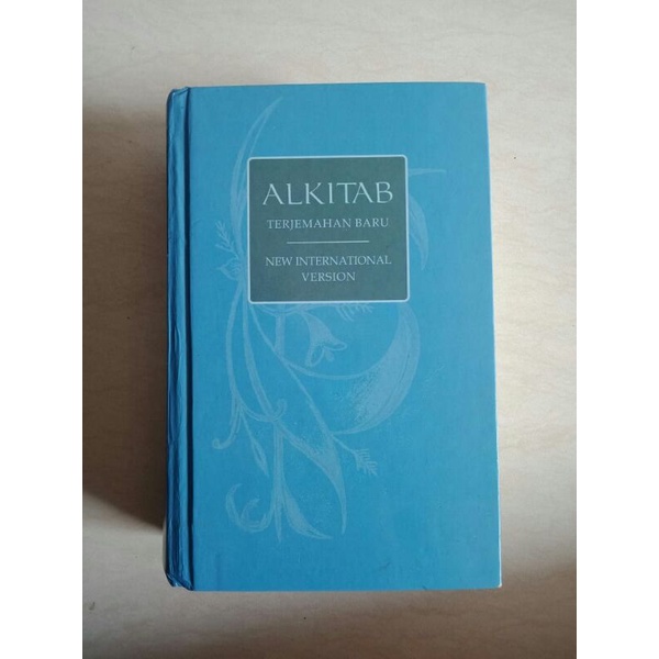 Holy Bible NIV New International Version/ Alkitab 2 bahasa indonesia inggris terjemahan LAI