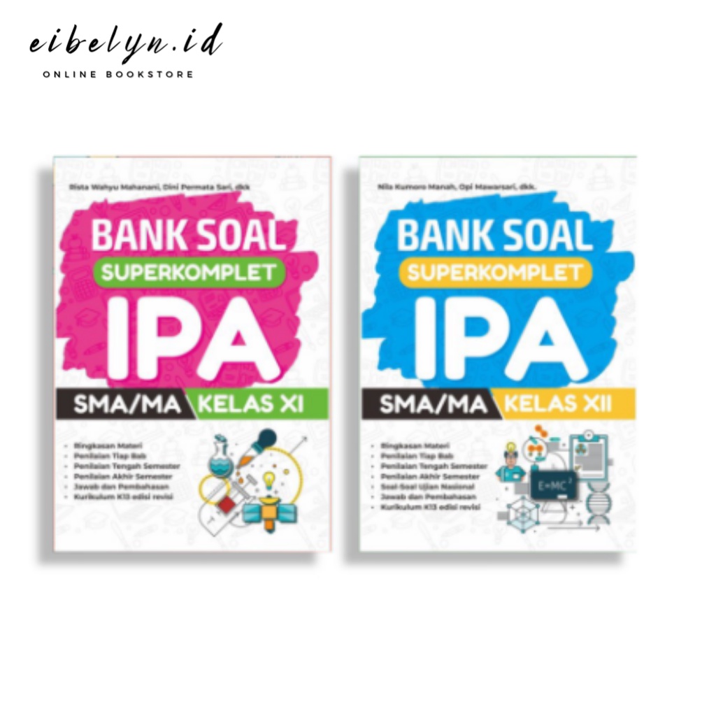 BUKU IPA SMA KELAS XI & XII : BANK SOAL SUPERKOMPLET