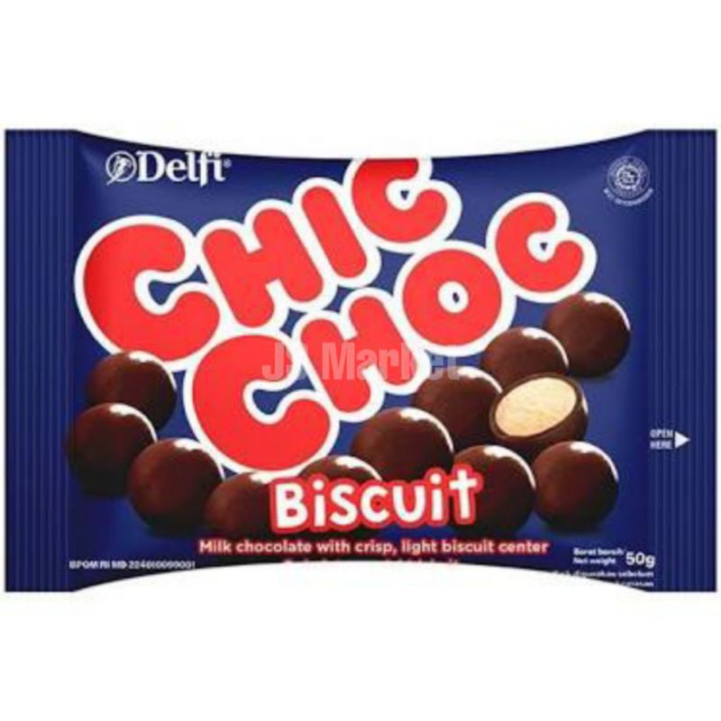 

DELFI CHIC CHOC BISCUIT 50GR