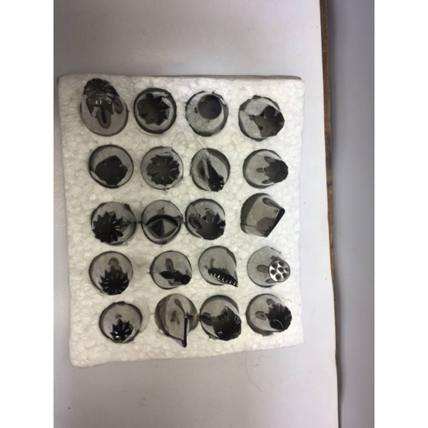 cetakan kue semprit stainless set