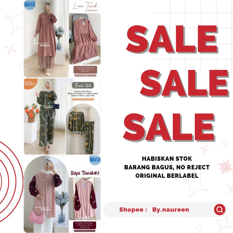 [SALE SALE STOK TERBATAS BARANG BAGUS, NO REJECT] ONE SET OVERSIZE TUNIK DRESS WANITA JUMBO BY ORIGI