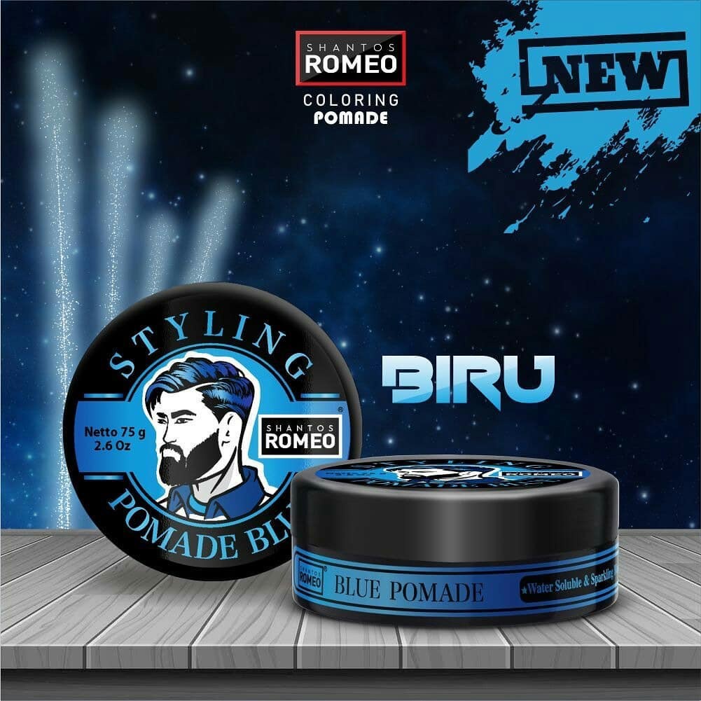 Shantos Romeo Minyak Rambut Warna / Styling Coloring Pomade 75 Gram