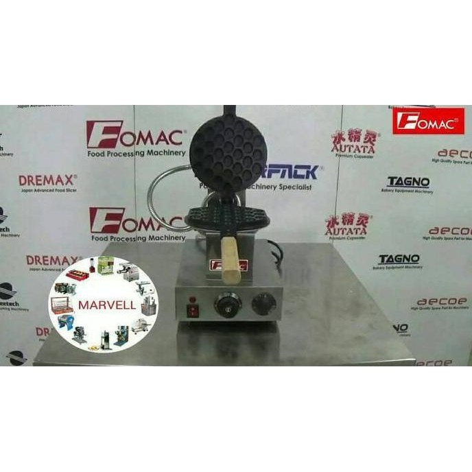 Terlaris Electric Egg Waffle Machine Fomac Ewb E30 Mesin Pembuat Wafel Listrik