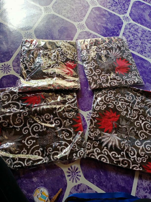 Couple Keluarga Batik Couple Keluarga Sania Ruffle Ori Ndoro Jowi Dnt Motif Kembang Langit