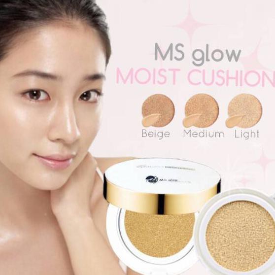 Keluaran Terbaru -  Moist Cushion Ms glow / cushion ms glow / msglow cushion / cushiom ori ms glow